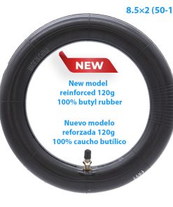 Cámara de aire 8,5×2 (50-156) reforzada 120g – Nuevo modelo 100% caucho butílico